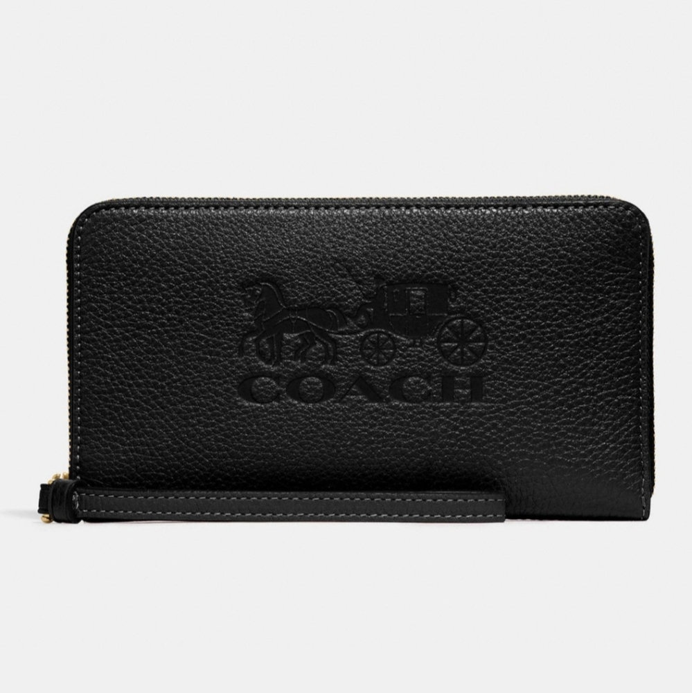Coach JES Large Phone Wallet w/Horse & Carriage